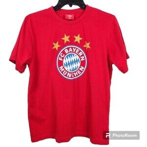 FC Bayern München Mens Short Sleeve Logo T-shirt Size Small